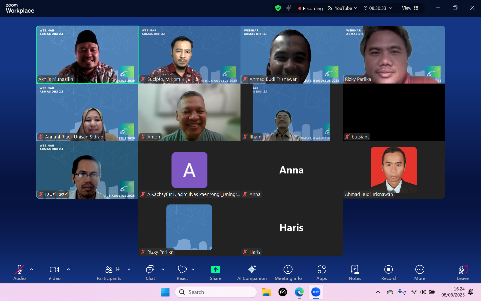 Sukses Besar, Webinar Perdana ABMAS DIKI 2.1 Jadi Titik Tolak Kolaborasi Dosen Ilmu Komputer Nasional